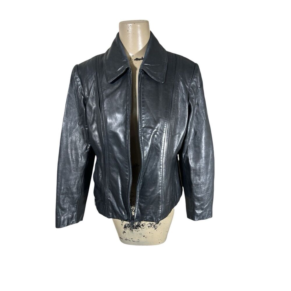 Black Lambskin Leather Jacket